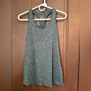 Nike Women's Gray Heather Racerback Tank Top